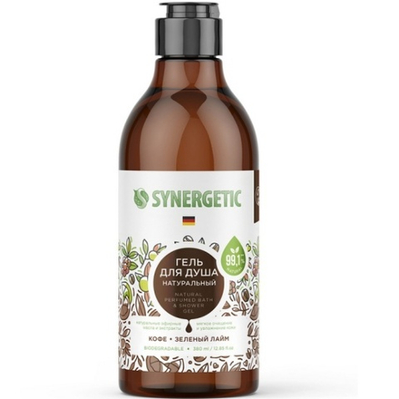 Synergetic Гель для душа (Кофе и Зеленый лайм) 380мл