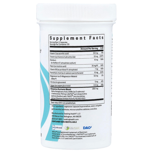 Seeking Health, питательные вещества для гистамина, 60 капсул