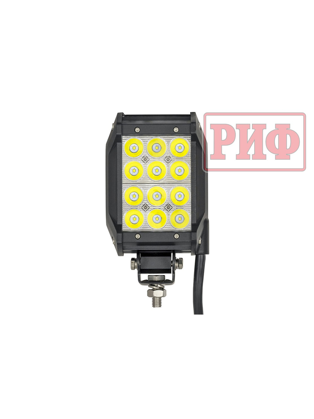 Светодиодная фара дальнего света РИФ 99 мм 36W LED