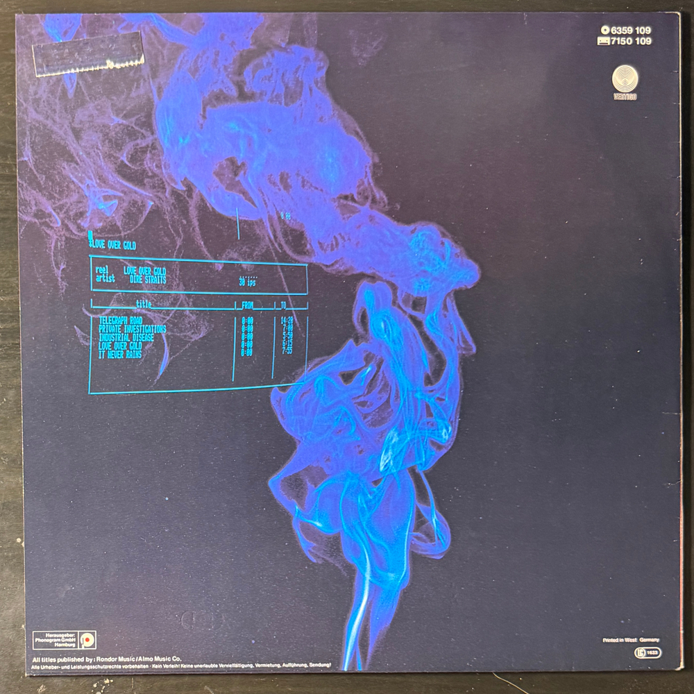 Виниловая пластинка Dire Straits ‎– Love Over Gold LP