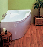 Акриловая ванна VAGNERPLAST MELITE 160x105 Right