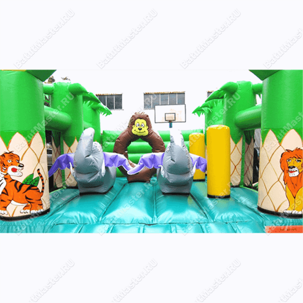 Коммерческий надувной батут "Национальный парк" 4*4*3 м