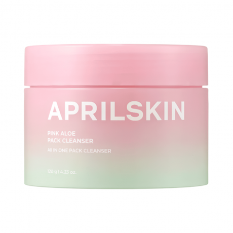 APRILSKIN Очищающая маска-пенка для умывания c розовым алоэ Pink Aloe Pack Cleanser (120 г)