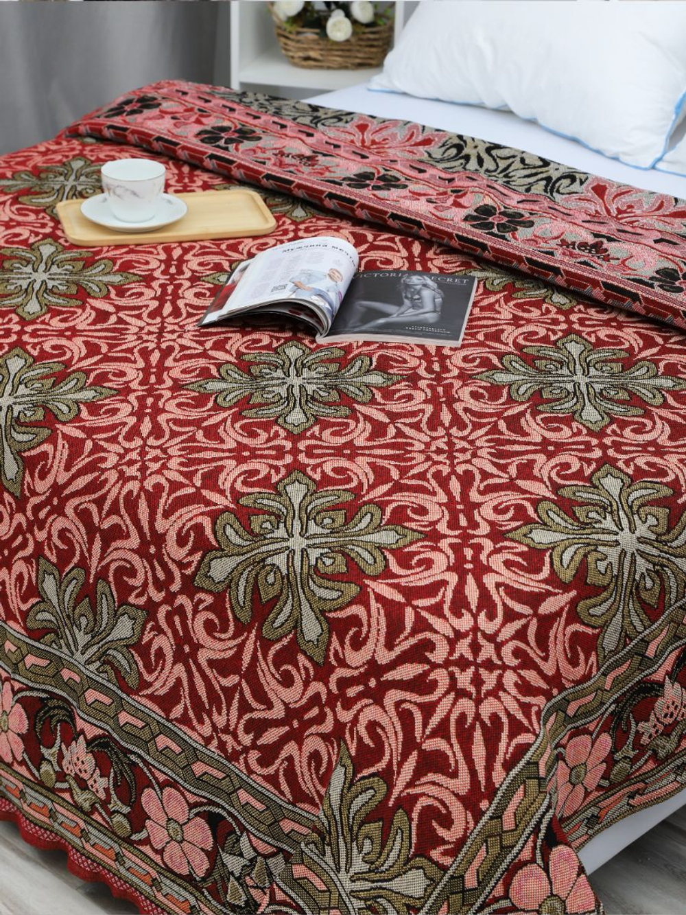 Накидки на диван и кресла комплект, комплект покрывало 200х210 и 2 дивандека для кресла 65х198