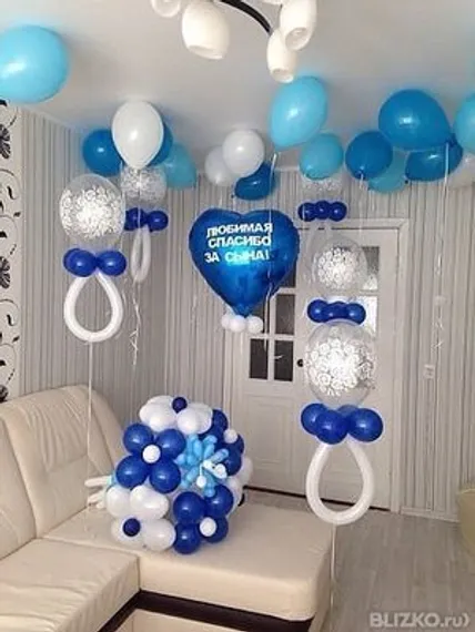 Шары на выписку №13