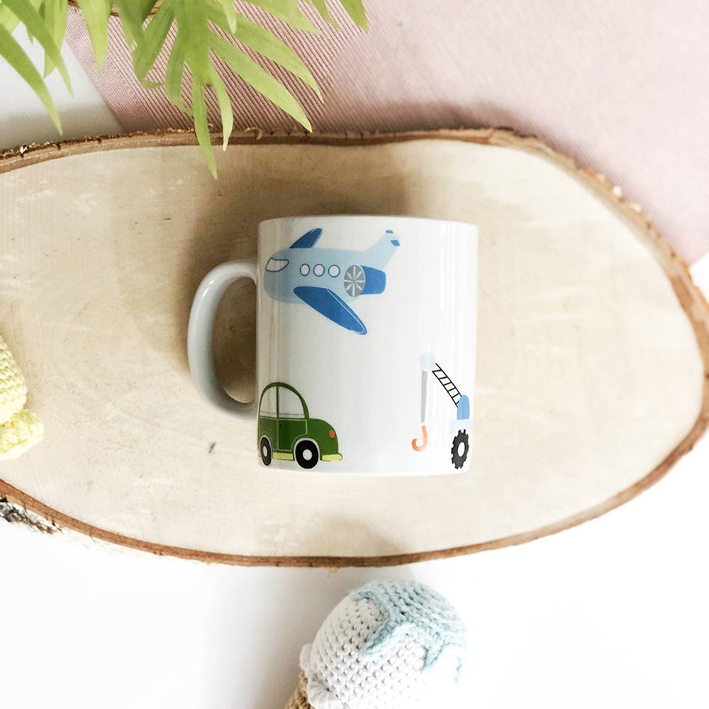 Кружка baby car 300 мл фарфор
