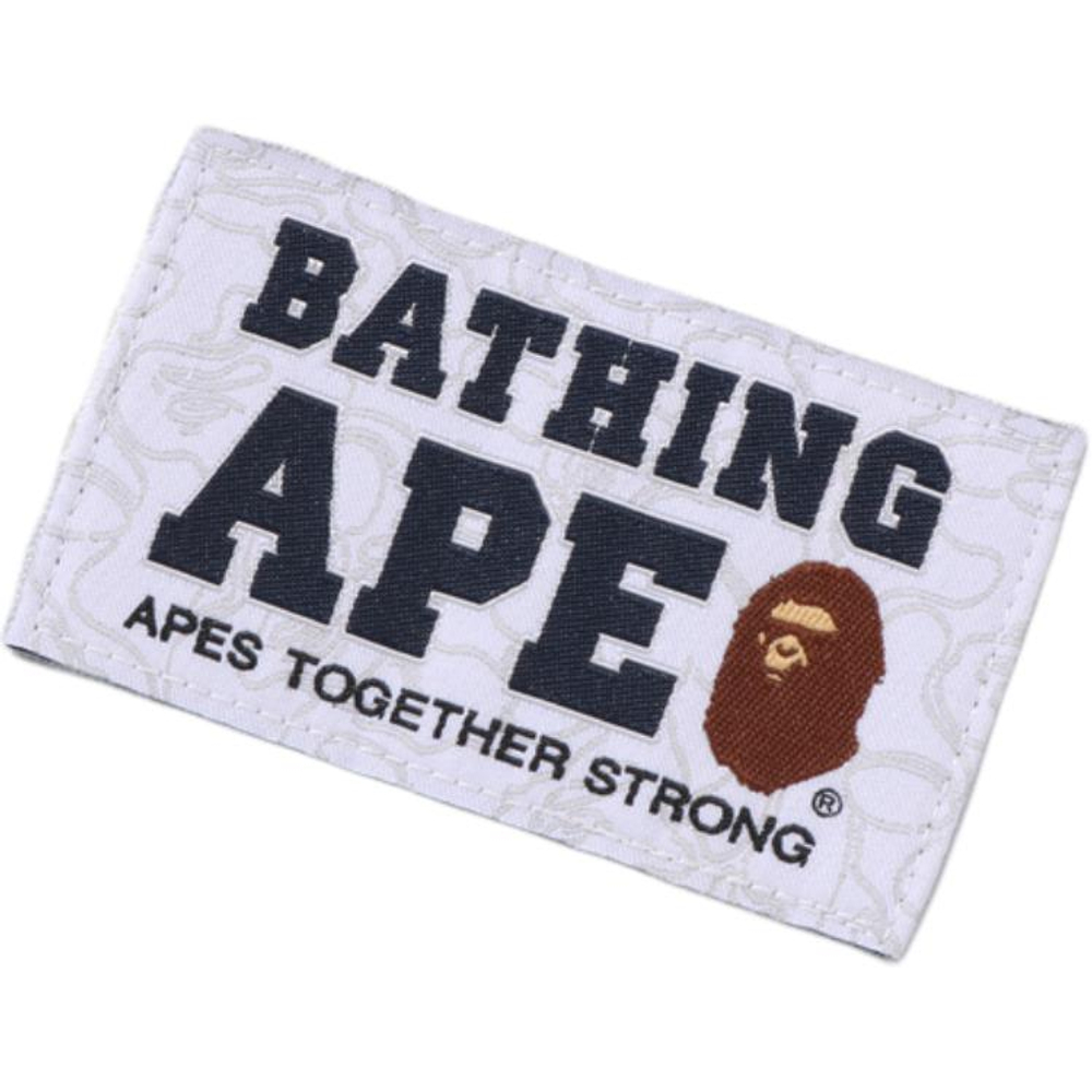 A Bathing Ape Bathing Ape Camo Stripe Baseball Shirt серый