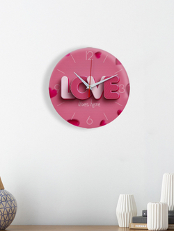 Настенные часы "Ballet Dancer" Modern Wall Clock, 28*28 см, бесшумные. Подарок на день рождения