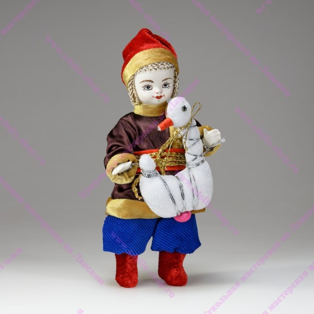 Интерьерная кукла Мальчик с игрушкой