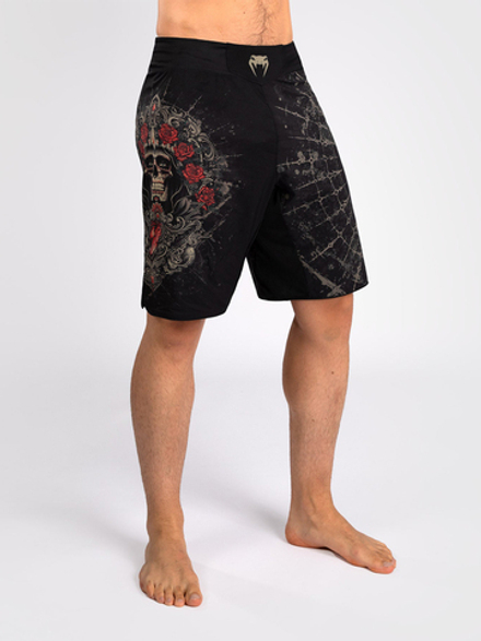 Шорты ММА Venum Santa Muerte 5.0 Deep Black/Gold