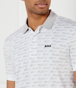 Поло Paddy Tape AO BOSS GREEN - белый(50534269)