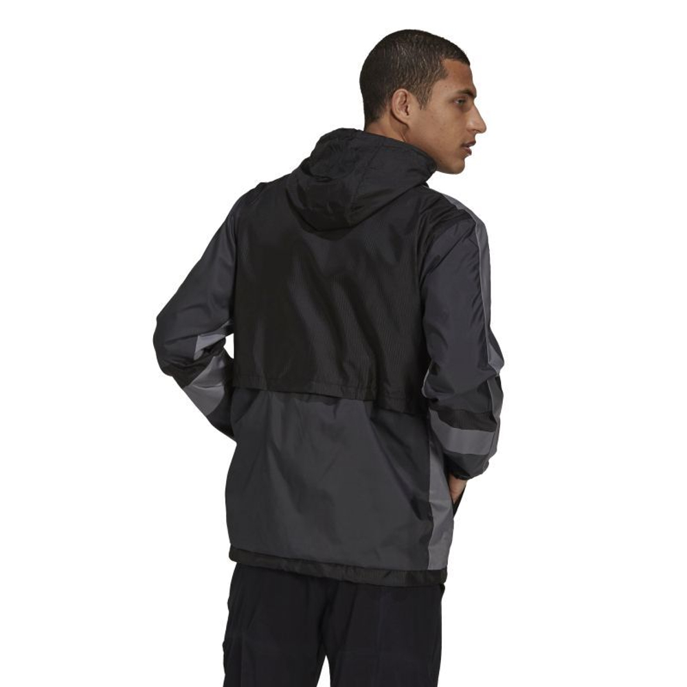 Мужская теннисная кофта Adidas Team BT Jacket M - black/dgh solid grey/white