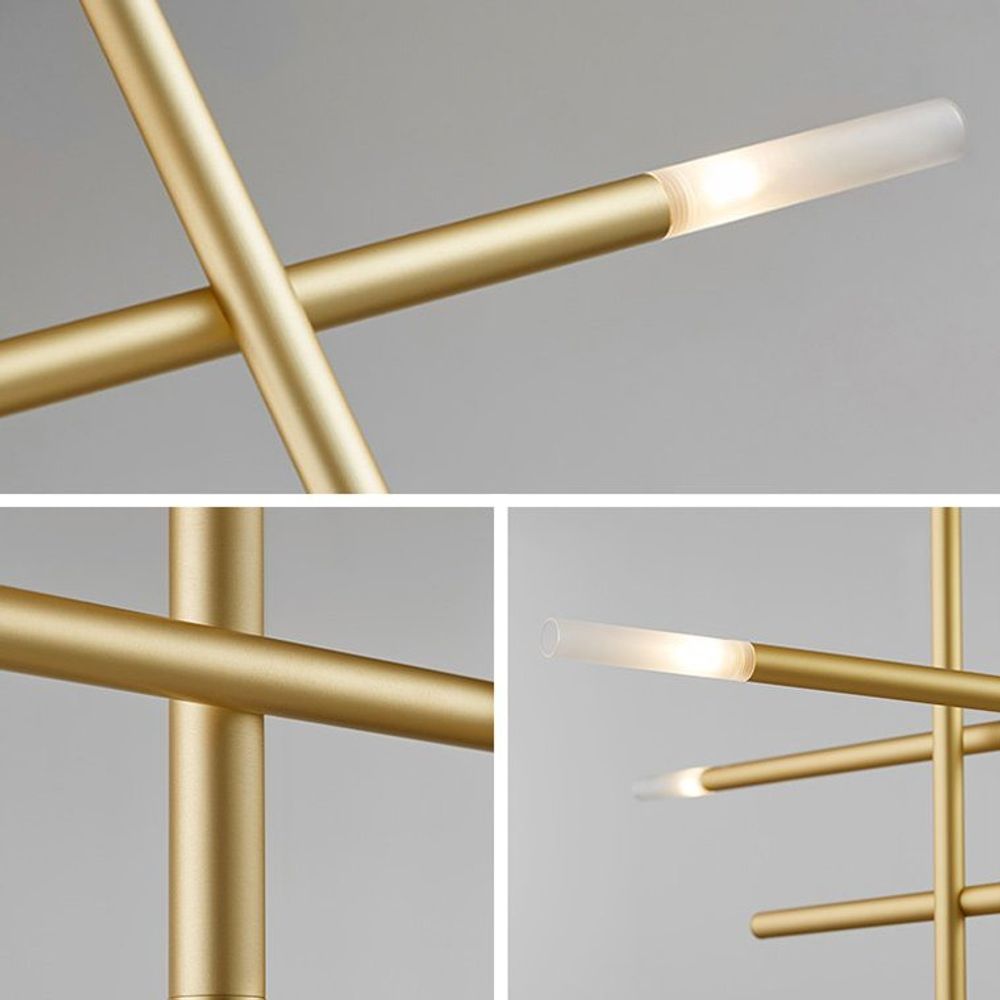 Люстра на штанге TRAVERSE H105 Gold