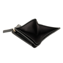 Женский кожаный компактный кошелёк 11х9,5х2см CROSS Monaco Black AC898083_1-1