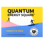 Quantum Energy Square, набор из 8 разных продуктов, 8 батончиков по 48 г (1,69 унции)