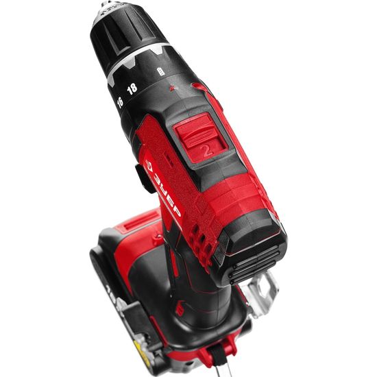 Аккумуляторный шуруповерт "ЗУБР" ДА-18-2-Ли КНМ2