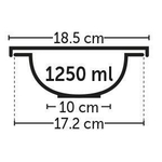 Миска для собак Flamingo KENA L, 1.25 л