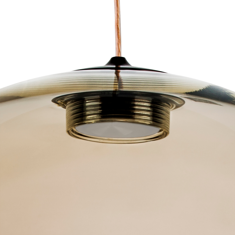 801023 Люстра SFERETTA LED 1х3W 145LM КОФЕЙНЫЙ/КОНЬЯЧНЫЙ 3000K