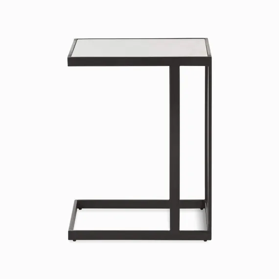 Кофейный стол Osaka Marable 50х35 см, мрамор, сталь