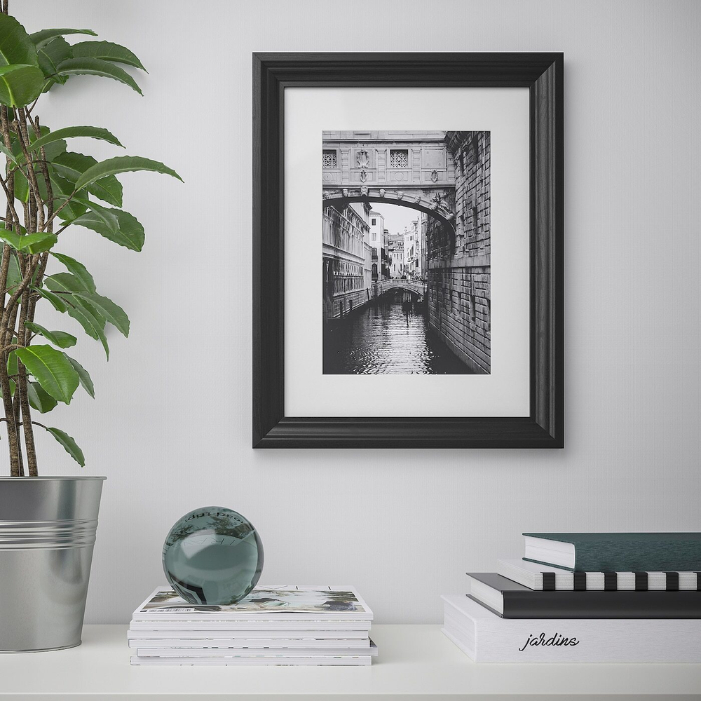 IKEA EDSBRUK  (ИКЕА ЕДСБРУК)  -  Рама, окрашенная в черный цвет, 30x40 см