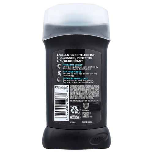 AXE, премиальный дезодорант, вода с бергамотом, 85 г (3 унции)