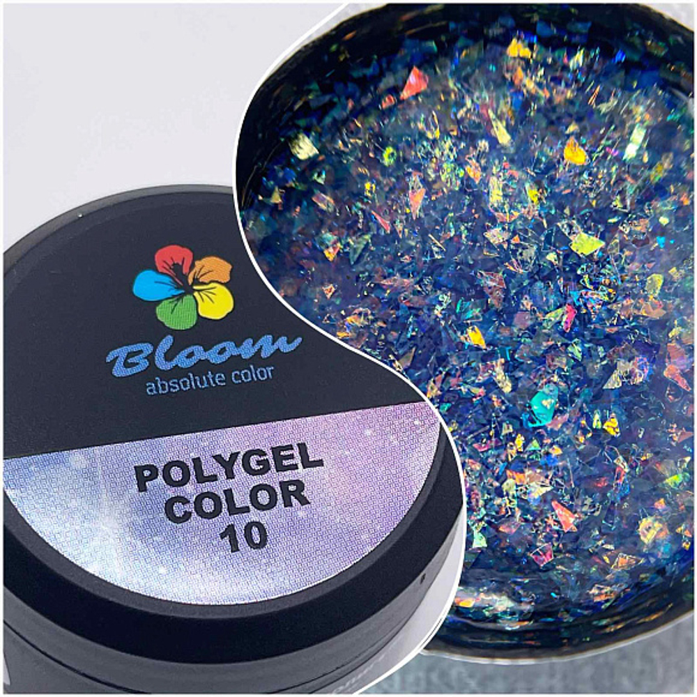POLY GEL (Полигель), баночка 15 мл №10 bloom