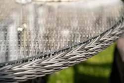 "Эспрессо–150 S" обеденная группа плетеная, цвет графит