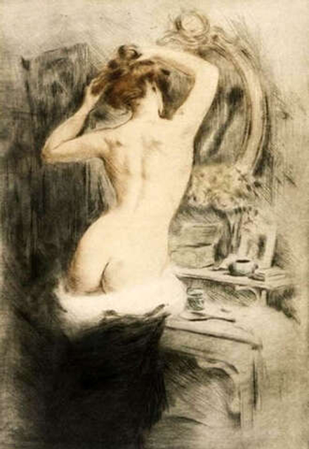 Manuel Robbe (1872-1936) - эротическое искусство французского художника