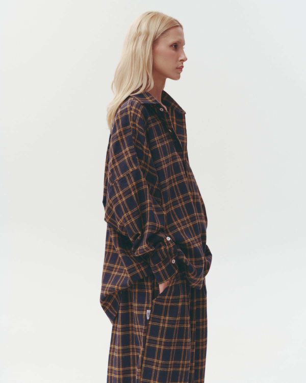 Рубашка Cowboy Shirt темно-синяя - фото 5