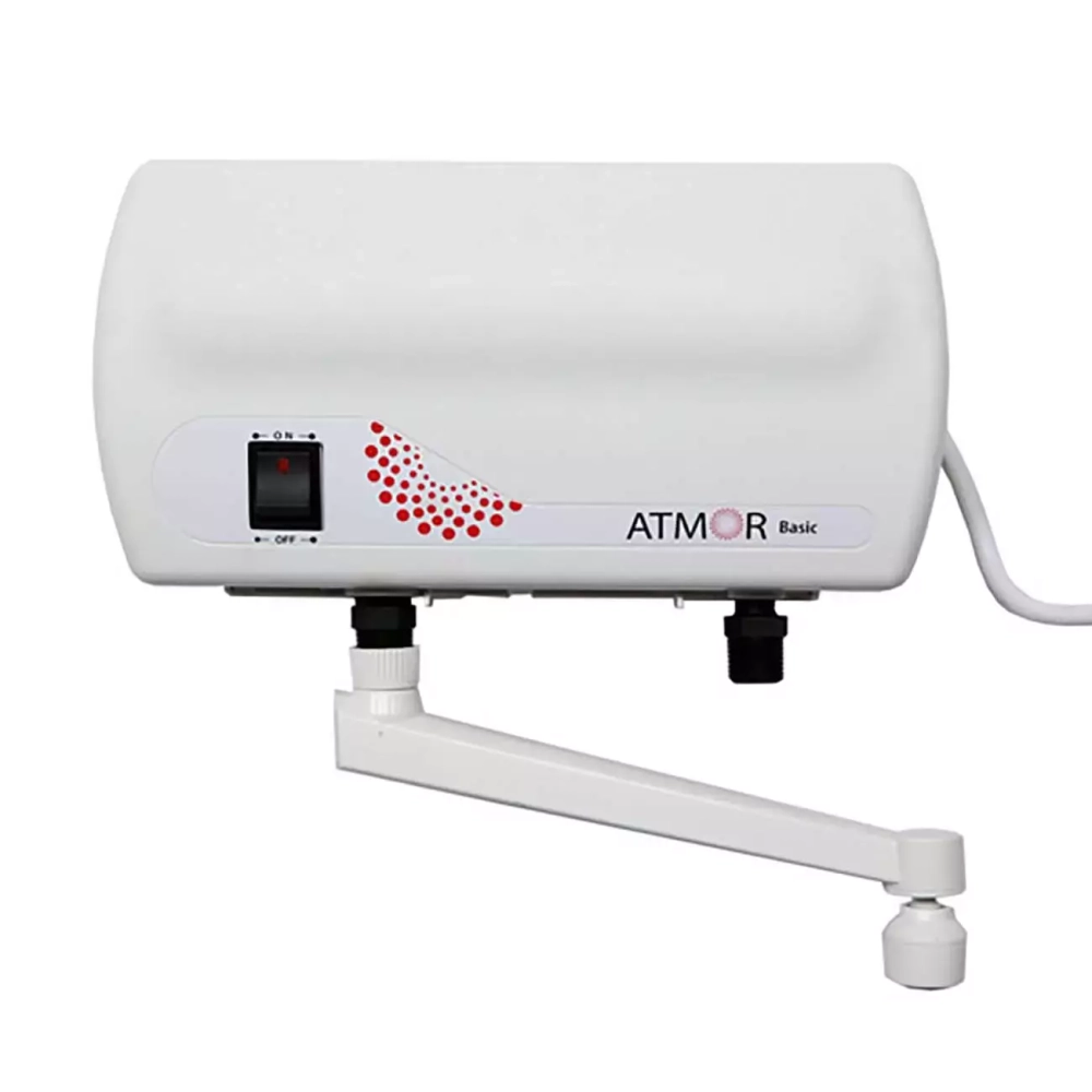 Водонагреватель электрический проточный Atmor Basic 3,5 KW TAP (кран)
