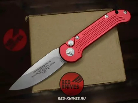 Реплика ножа MIcrotech LUDT - красная рукоять (эксклюзив RED-Knives)