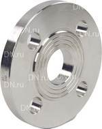 Flat flange Elephant pn16-01-1-b-12h18n10t, body material - stainless steel AISI 321