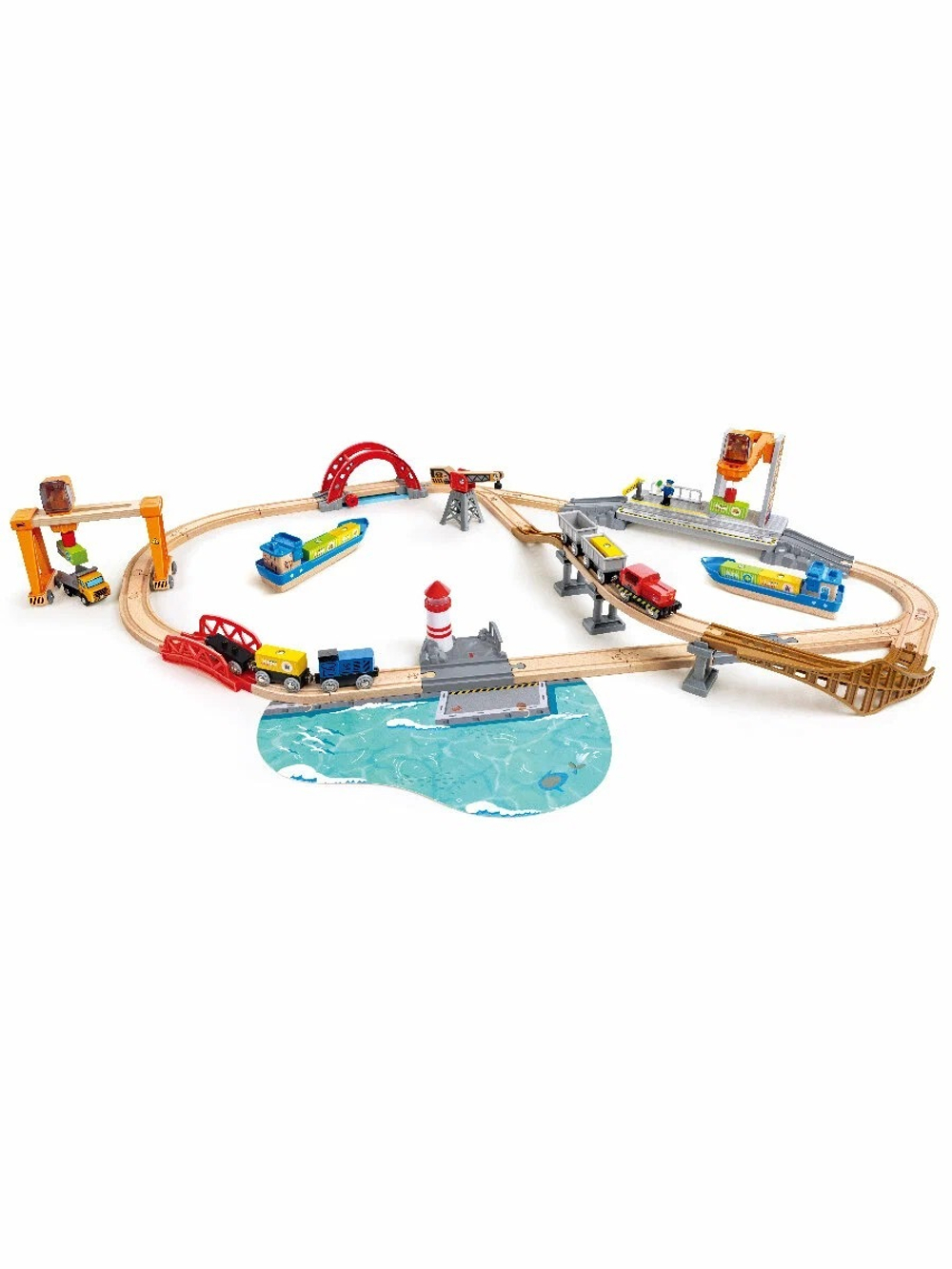 Игровой набор " Ж/Д Доставки груза в порту"