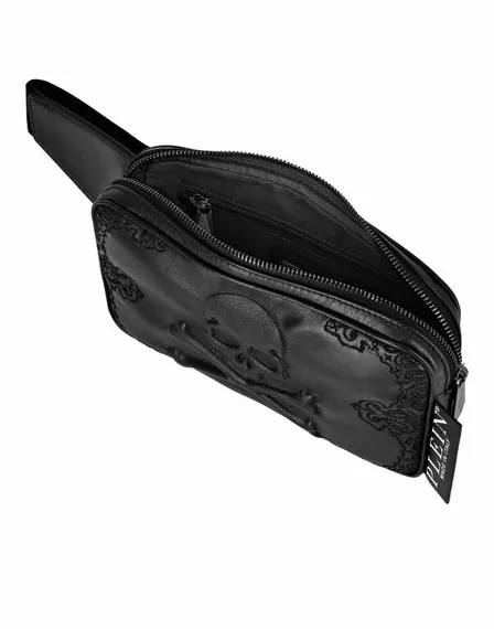 Сумка Philipp Plein EMBROIDERED LEATHER FENNY PACK PAISLEY