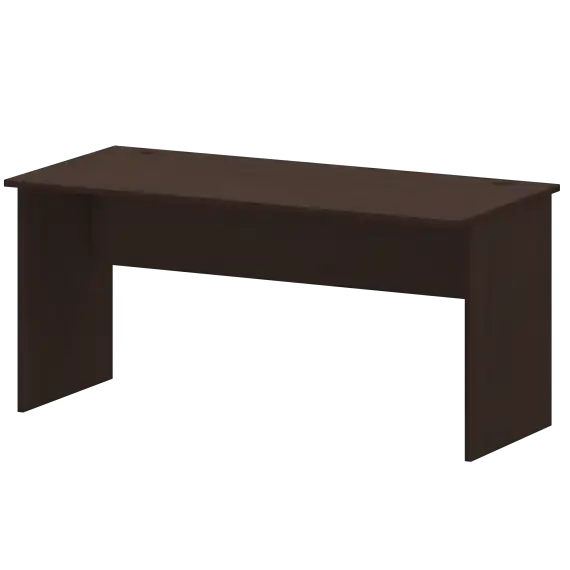 Стол с левым и правым кабель каналом А-004.К Дуб венге 1600x730x760 Арго