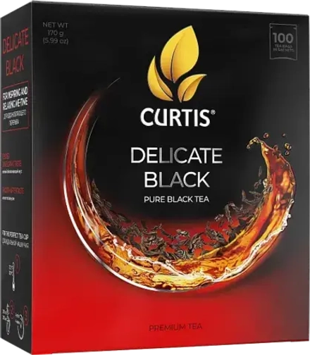 Curtis Delicate Black чай чёрный в пакетиках 100шт. Кёртис