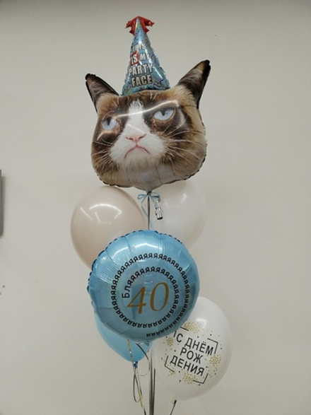Сердитый кот на 40 лет