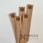 Деревянные фитили с дизайном