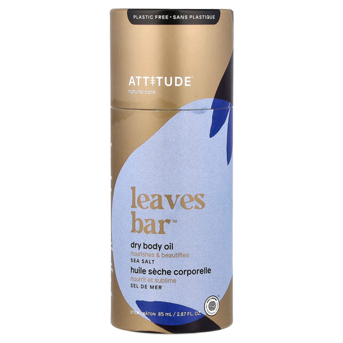 ATTITUDE, Leaves Bar™, сухое масло для тела, морская соль, 85 мл (2,87 жидк. унции)
