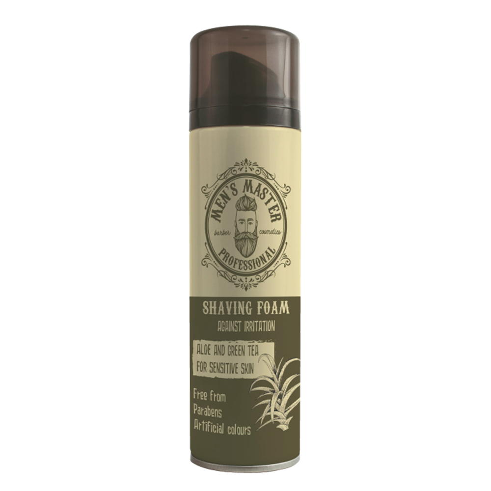 Пена для бритья „АЛОЕ И ЗЕЛЕНЬІЙ ЧАЙ“ “MEN’S MASTER” 200 мл.