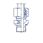 Штуцер FE DS16 BSP 1/2 (B4)