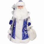 Дед Мороз музыкальный «Зиминий сон» 50 см (синяя шубка)
