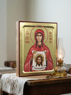 Икона Вероники, святой праведной на дереве: 125 х 160 (Синопсисъ)