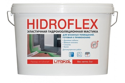 Гидроизоляционная мастика HIDROFLEX (5 кг)