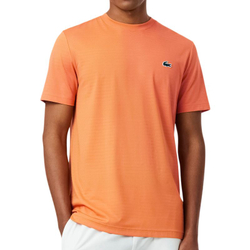 Мужская теннисная футболка Lacoste Ultra Dry Stretch Tennis - orange