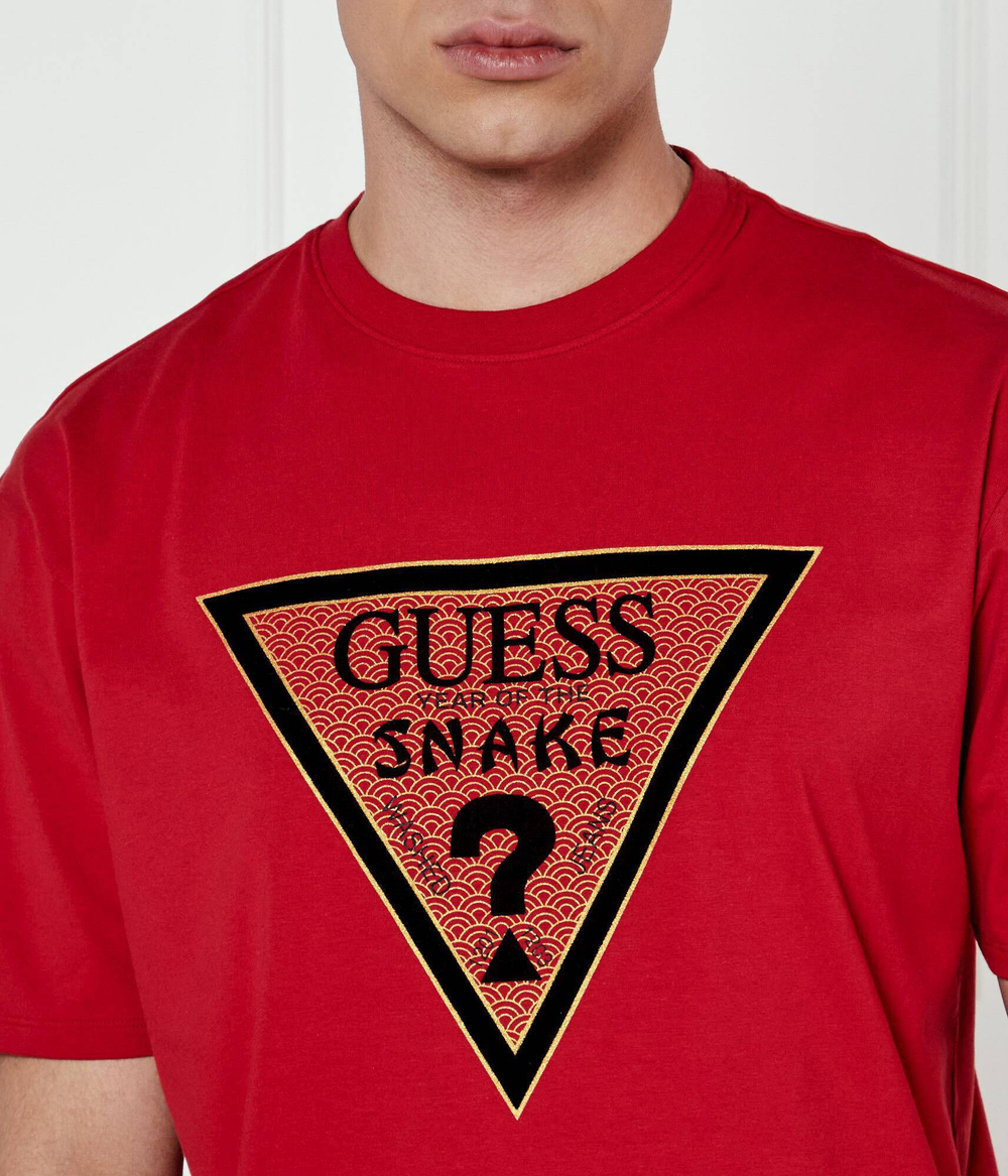 Футболка SNAKE GUESS - красный(M5RI91 KAC30)