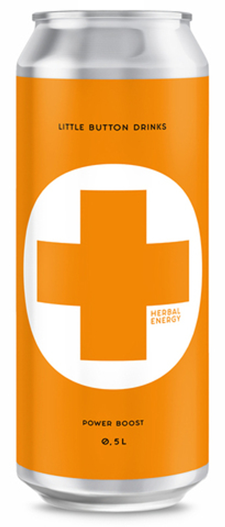 Чай Холодный Травяной Рэд Баттон Гербал Энерджи / Red Button Herbal Energy 0.45 - банка