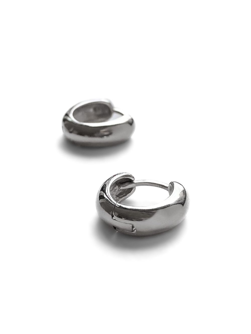 Серьги-хупы, как бублик 20 мм