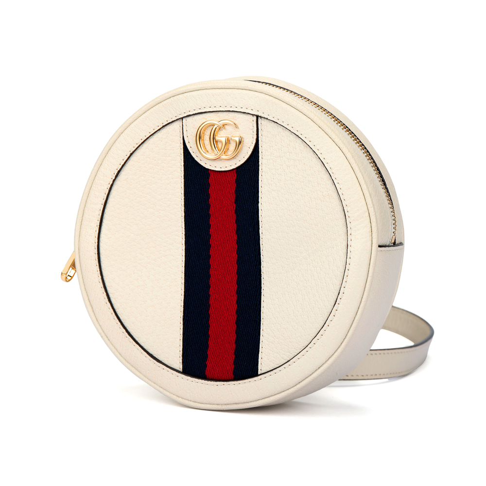 GUCCI Ophidia Fabric Backpack Mini Women"s White