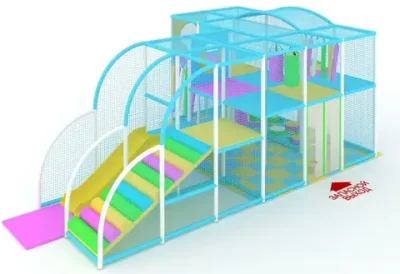 Детский игровой лабиринт «Морской» (4,9*11*3,2 м)